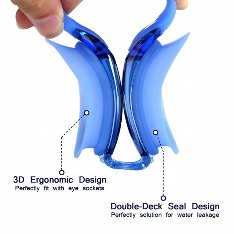 Mystyle swimming goggles wholesale waterproof swim eye google triathlon with case for adults