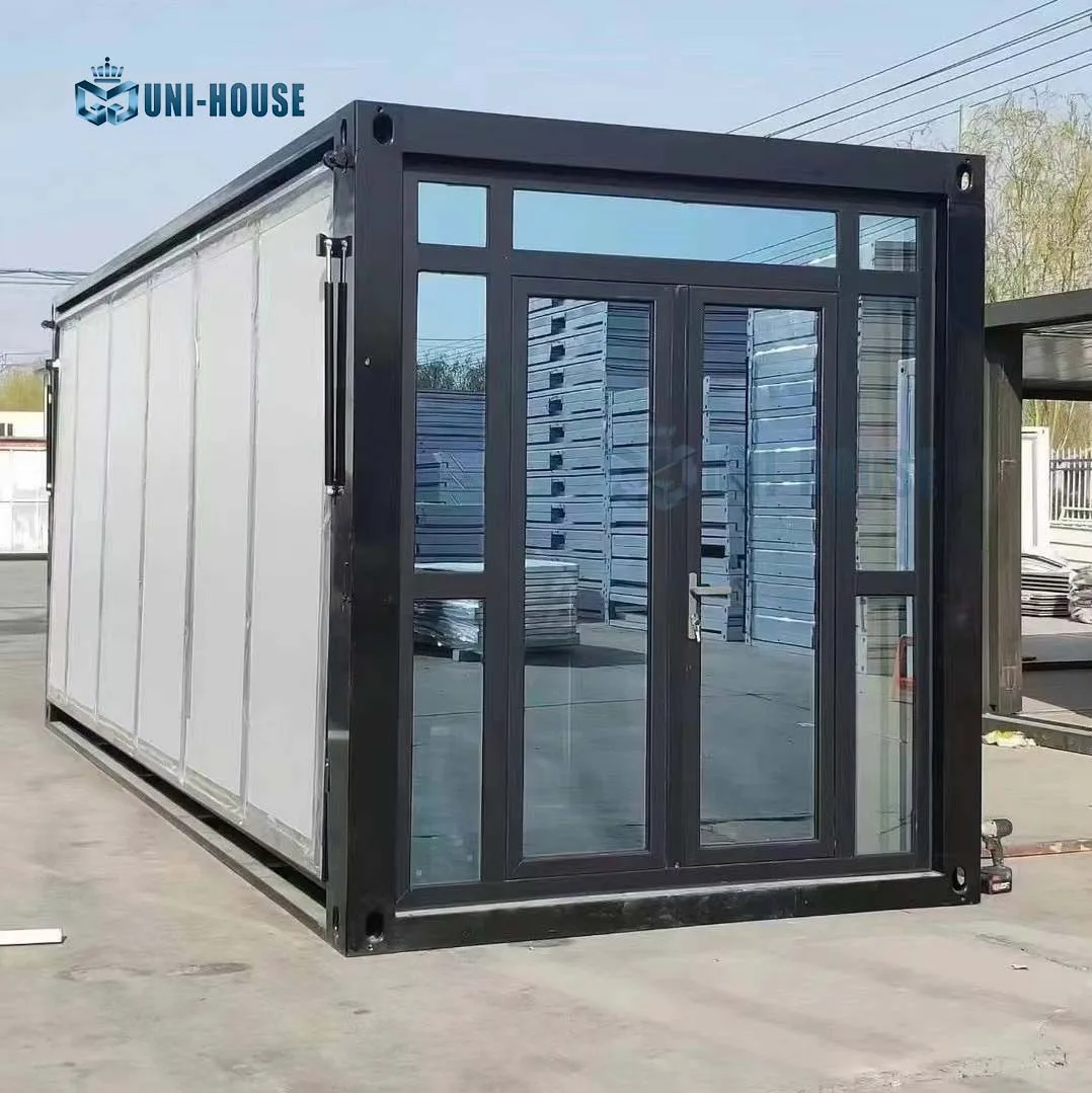 Wholesale 20Ft 40Ft Luxury  Prefab Villa Portable Mobile Container folding Expandable  tiny Home 2 3 4 5 Bedroom Container House