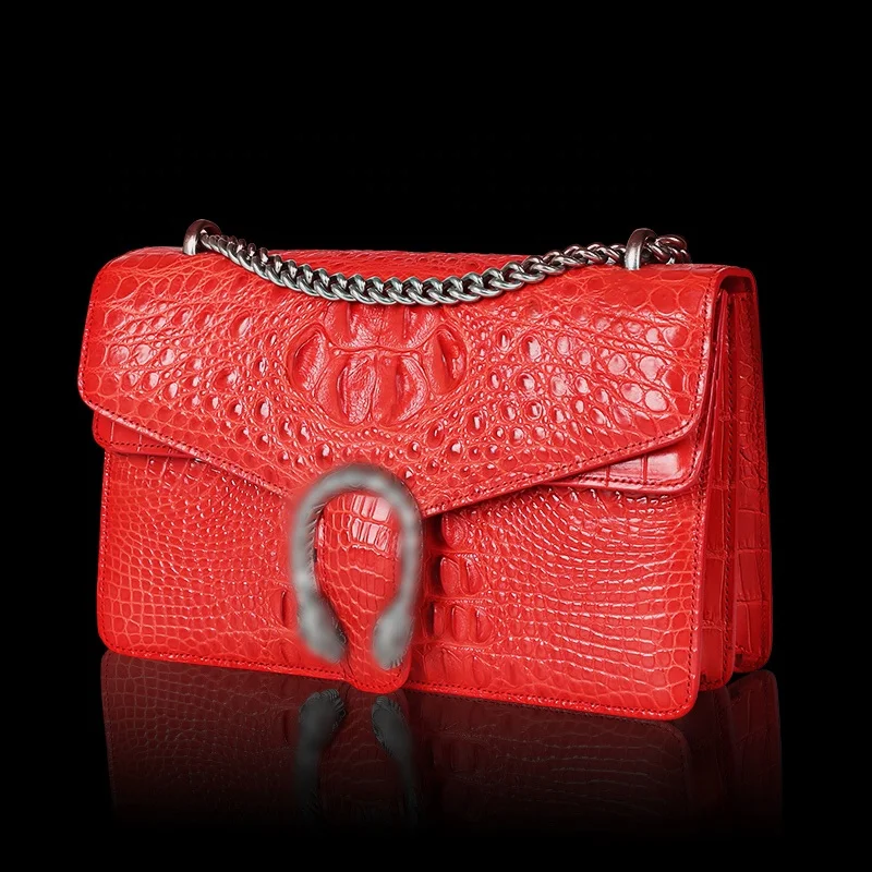 
fashion bag wholesale women handbag chain shoulder handbag red crossbody handbag for women 