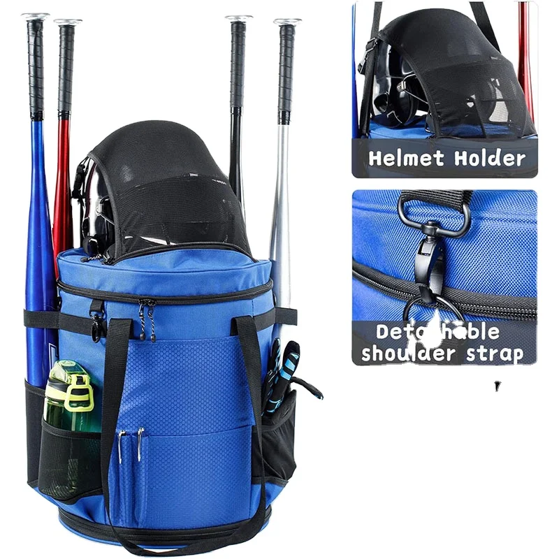 Free Sample Customized Personalized Hockey Backpack Baseball Bag Hockey Stick Carrier Hockey Stick Bag