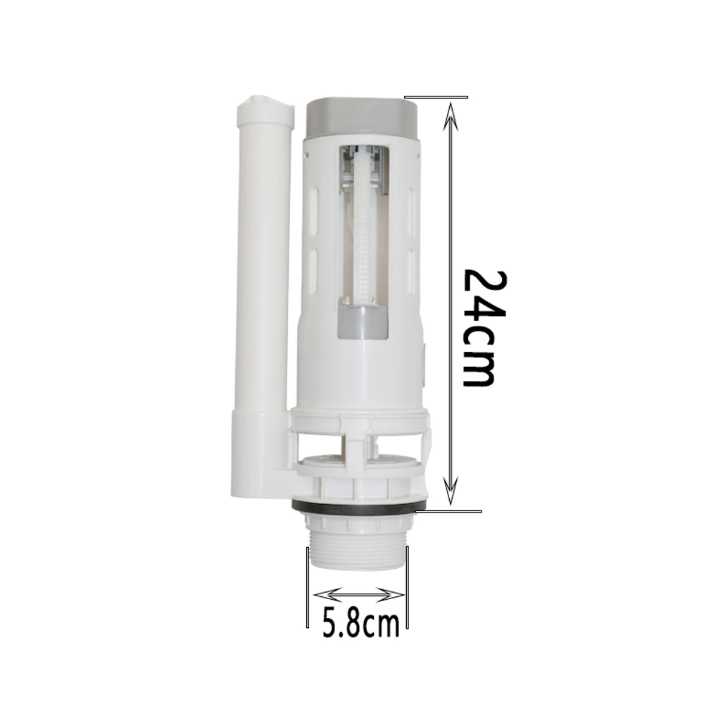 High quality PP  material 2 inch manual type push button wras toilet urinal flush valve