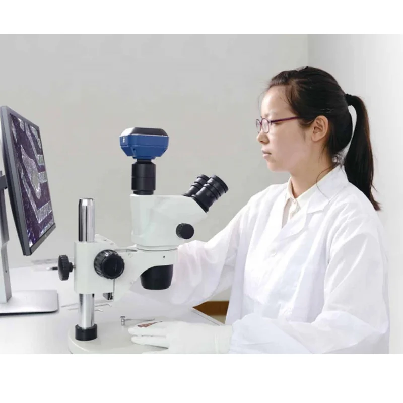 HiYi  Continuous Ploidy Optical  industrial field Compact Portability Microscope