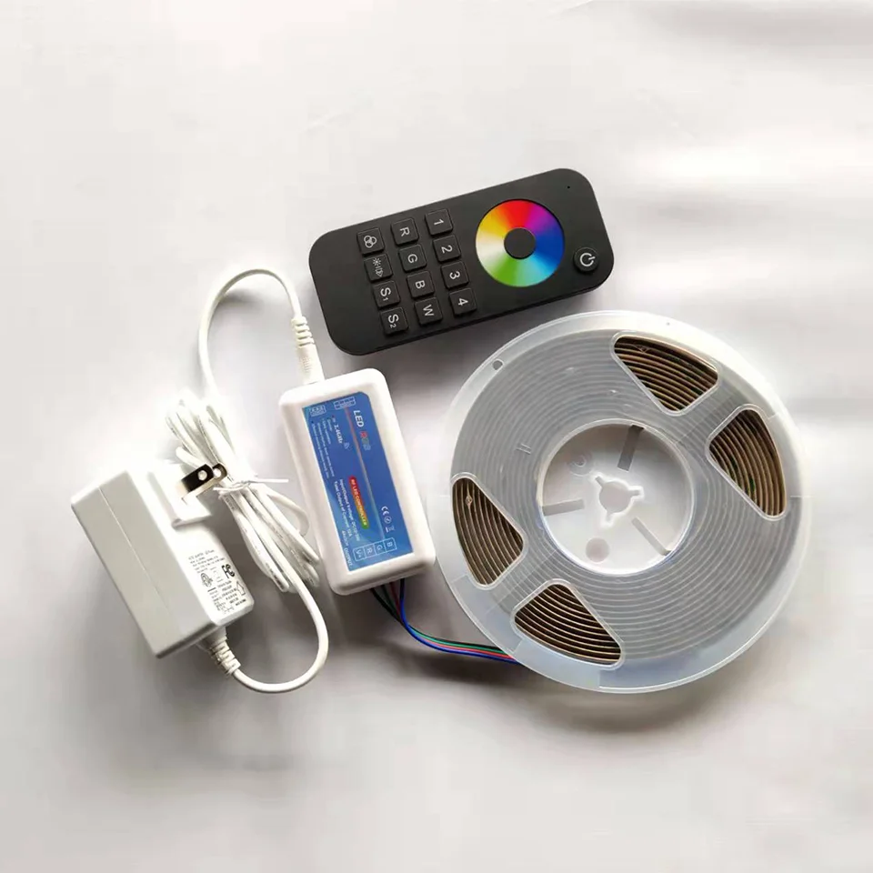 Уличное украшение высокого качества 12 в 24 В 576 светодиодов/м IP20 IP67 IP68 RGB COB умная Светодиодная лента