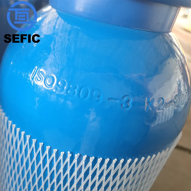 Iso9809-3 5L 150Bar 140mm Oxygen Bottle Medical Oxygen Cylinder Sizes For Breathing