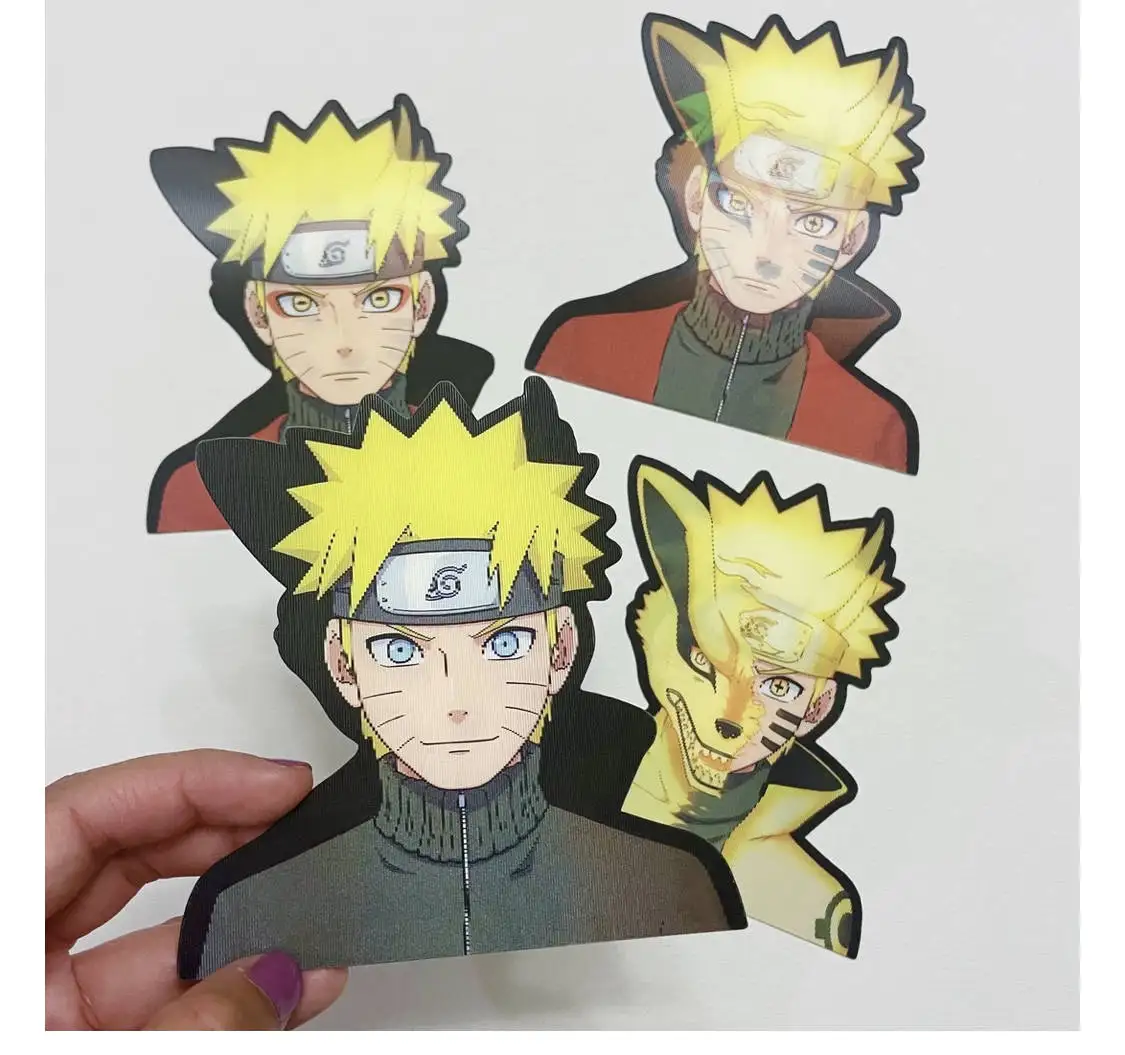 Japanese Manga 3D Motion Sticker 3D Anime Stickers Car Sticker Waterproof Car Decals for Laptop Skateboard  Anime Gifts