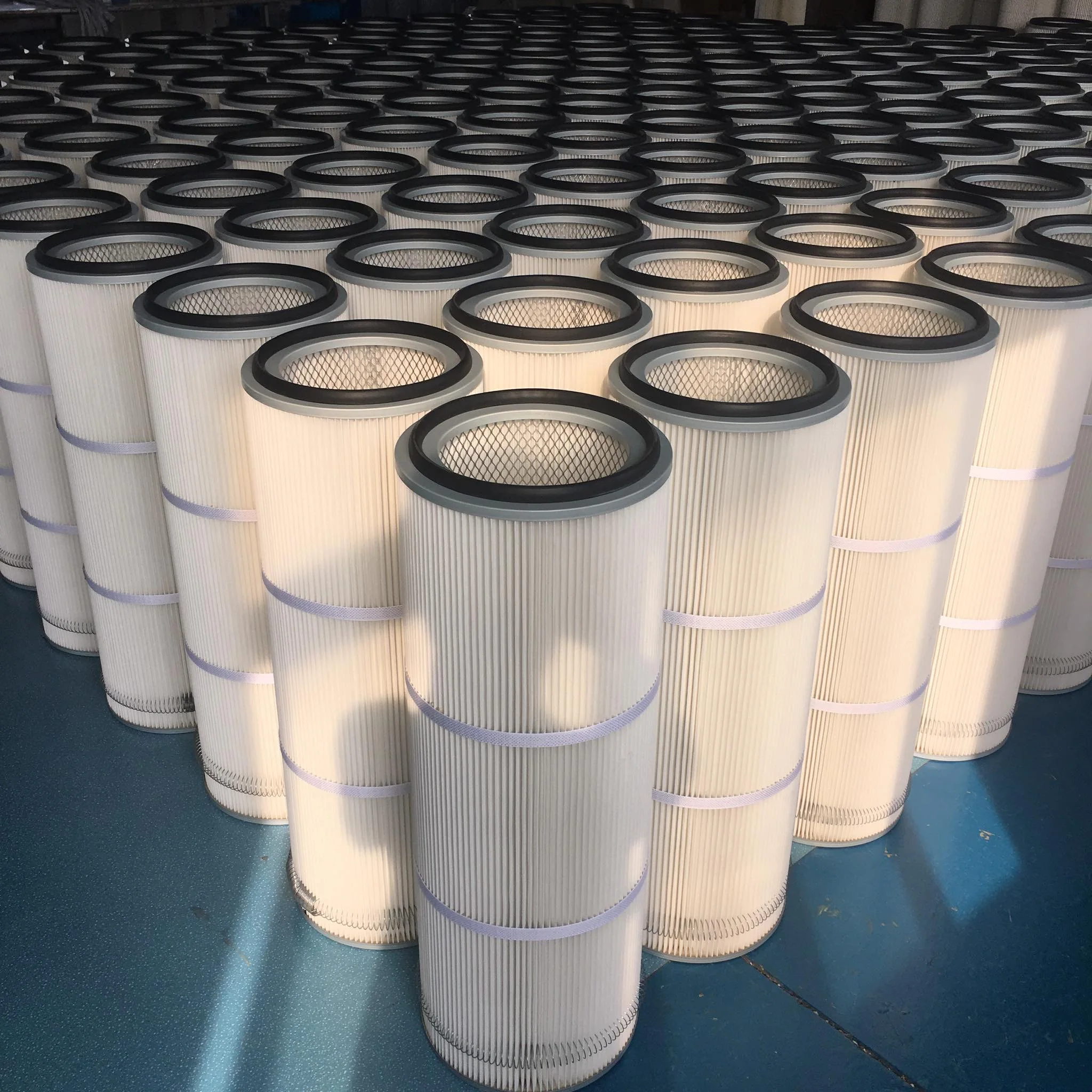 dust removal high temperature flame retardant filter cartridge element filtration spark-proof cut grind machine cartridge filter