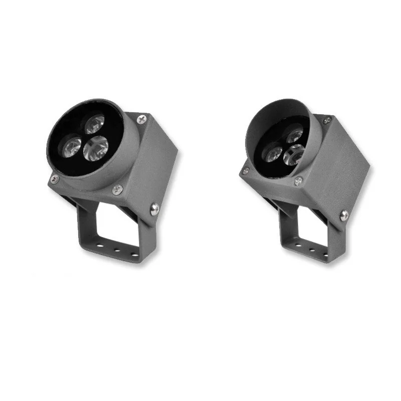220v 110v narrow view angle 3w 6w waterproof IP65 round small led flood light for outdoor landscape building