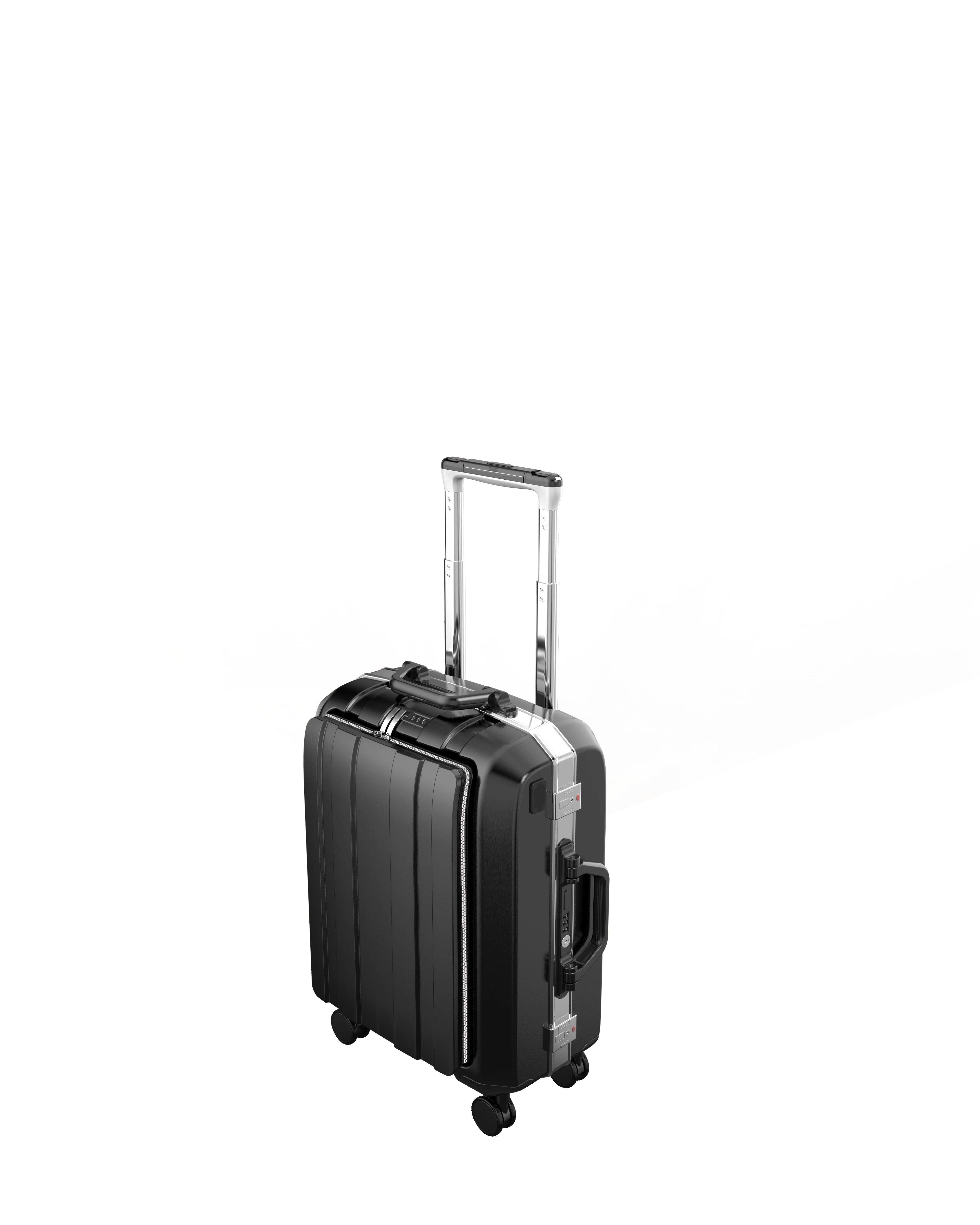 Front Opening New Arrival Carry on Luggage Vintage Travel Hard Case Smart Trolley Luggage Travel Bag Set