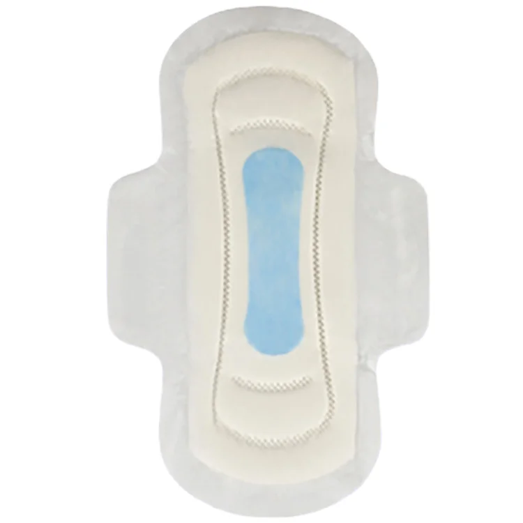Natural Soft Cotton Menstrual Biodegradable Lady Pad Sanitary Napkin