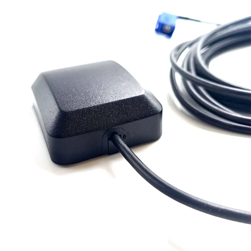 Outdoor vehicle-mounted marine GPS antenna with high gain 28dbi active GPS sticky antenna with Fakra connector
