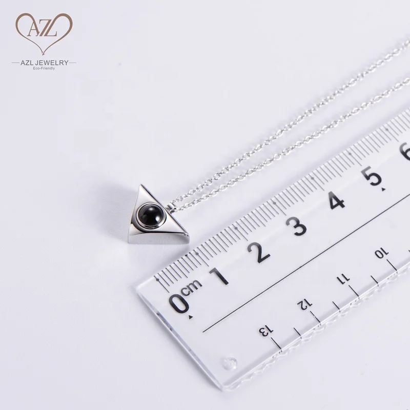 Collares Statement 100 Language I Love You Silver Custom Picture Projection Chocker Necklaces 2024 Memory Gifts