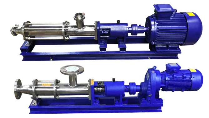 China selling micro eccentric single sludge screw single screw pump