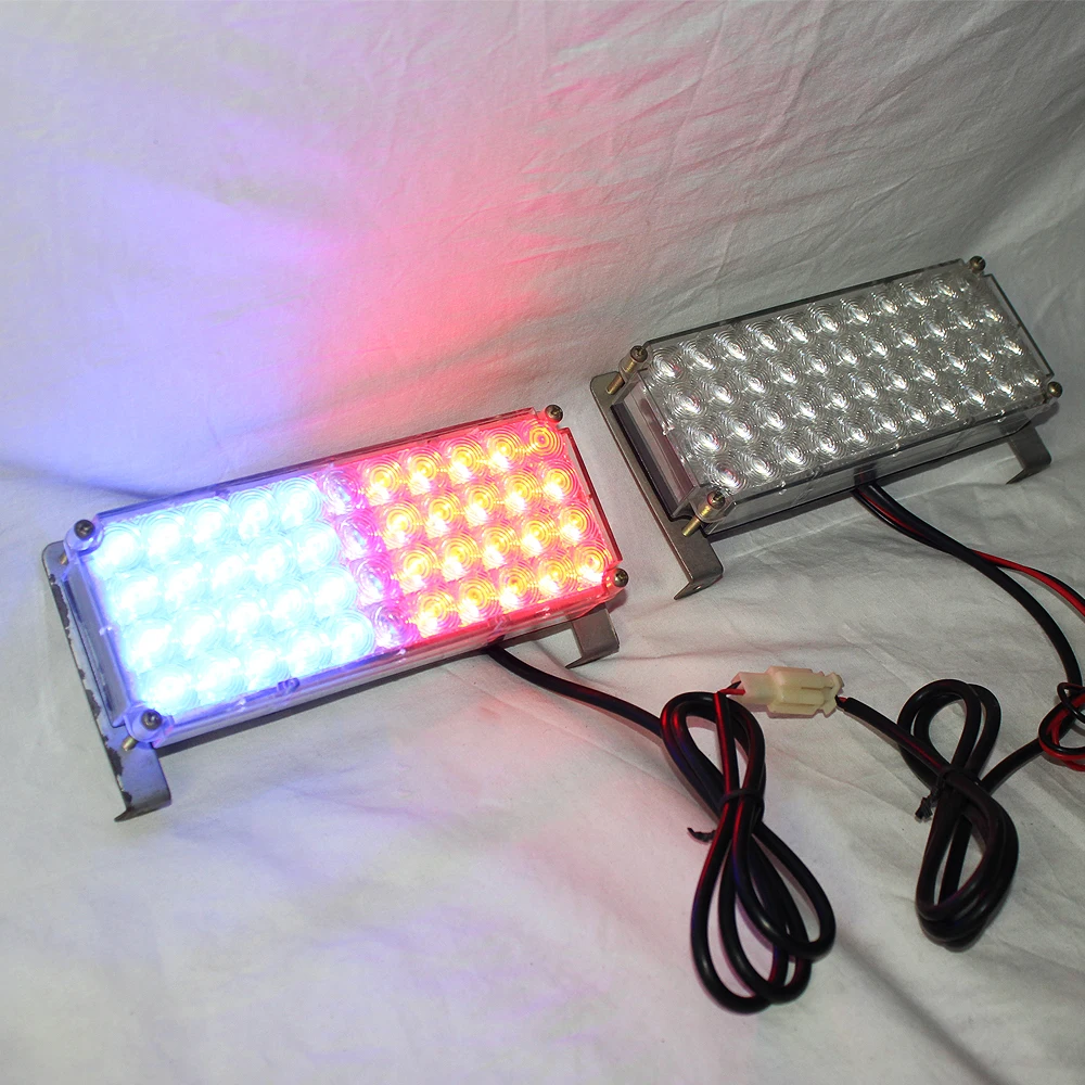 Semi Truck LED Warning Lights Emergency Vehicle Traffic Urgent Visor LED Light Truck Van Front Grille Lighthead