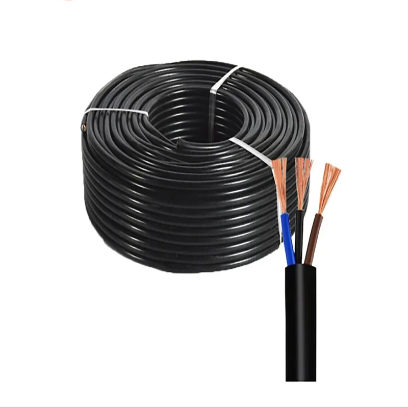 18 Gauge 2 Conductor Electrical Wire 18 AWG Electrical Wire Stranded PVC Cord Pure Copper Cable 100 M