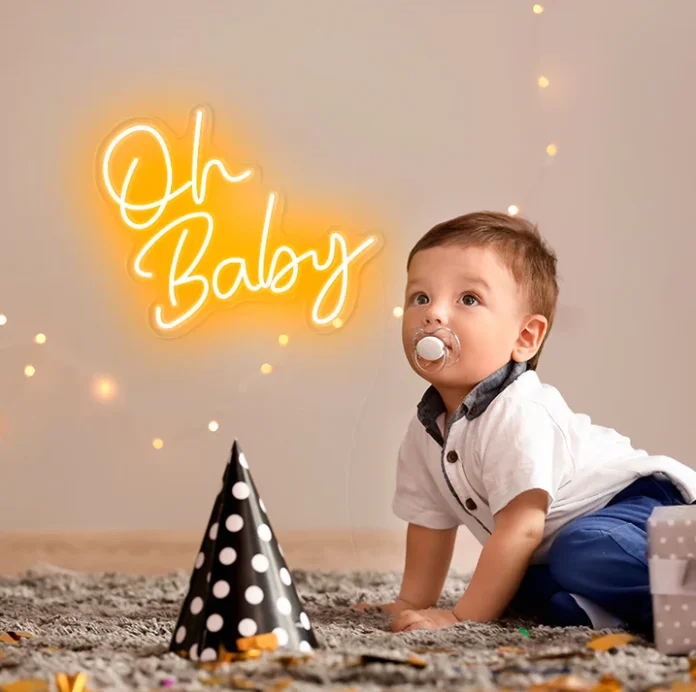 Manufacturer Fast delivery home decoration neon sign flex rgb light led neon sign custom angle baby neon sign