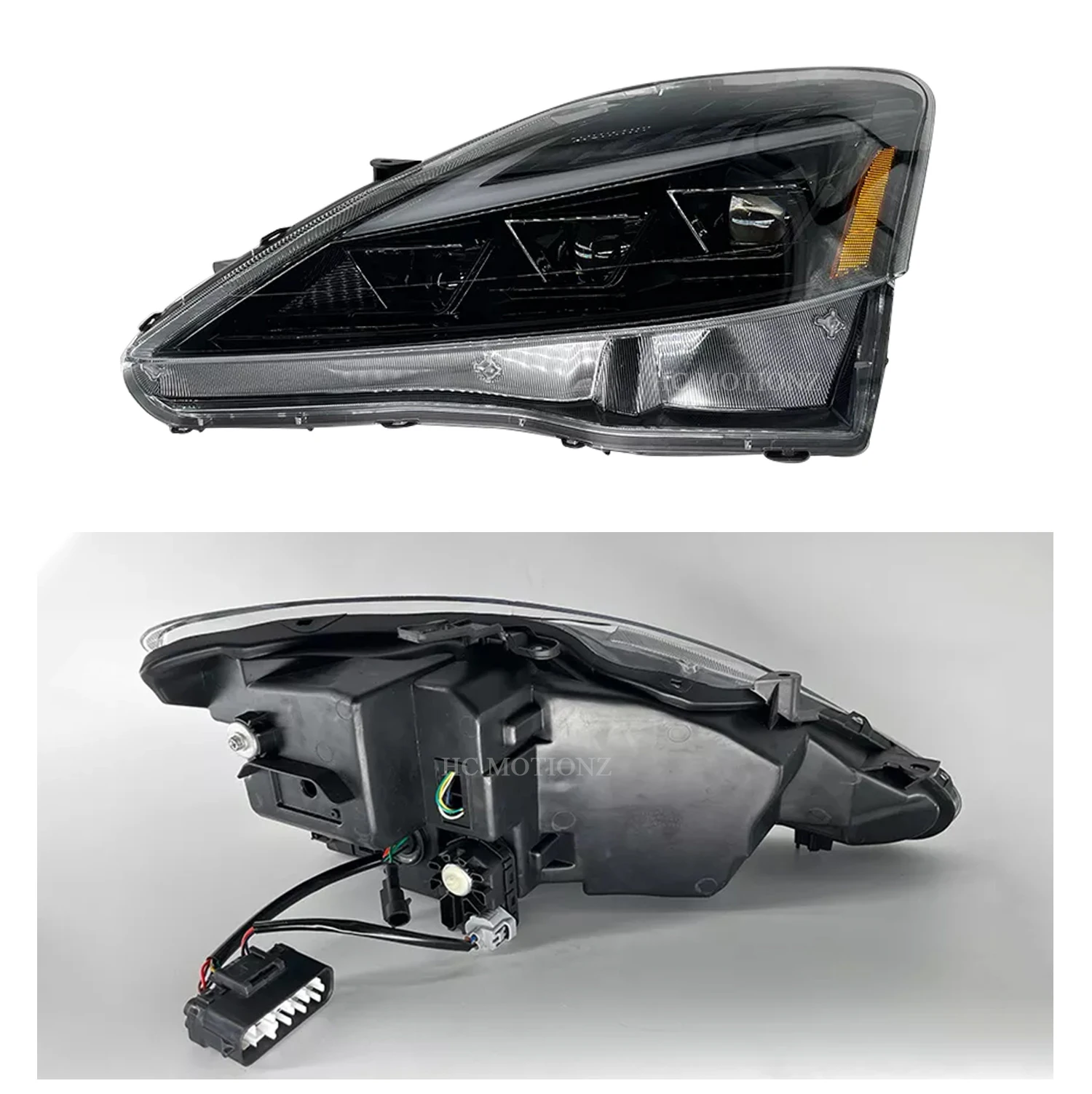 HCmotion Wholesales Start UP Animation DRL IS350 C ISF IS 220d Front Head Lights 2006-2013 LED Head Lamp For Lexus IS250
