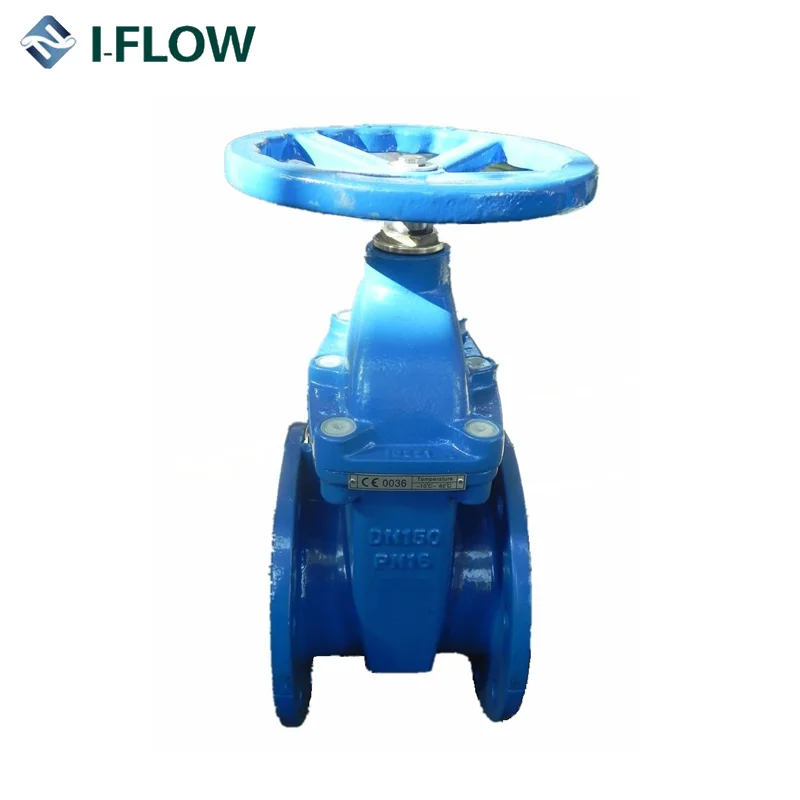 os&y solid wedge disc inside screw clip cast iron gate valve