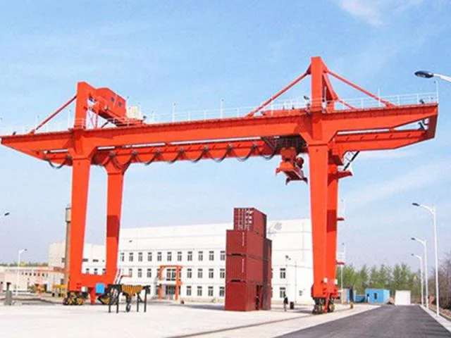 Factory price 10 t 20 t  30t  40t 50 ton double girder gantry crane comply with CE designed life 15-20 years