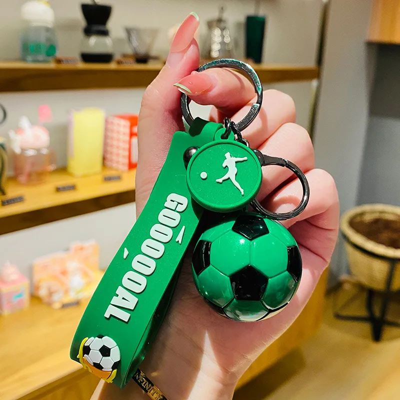 Popular New Arrival Acrylic Silicone Rubber Schoolbag Bracelet Keyring Novelty Football Shirt Bag Car Keychain