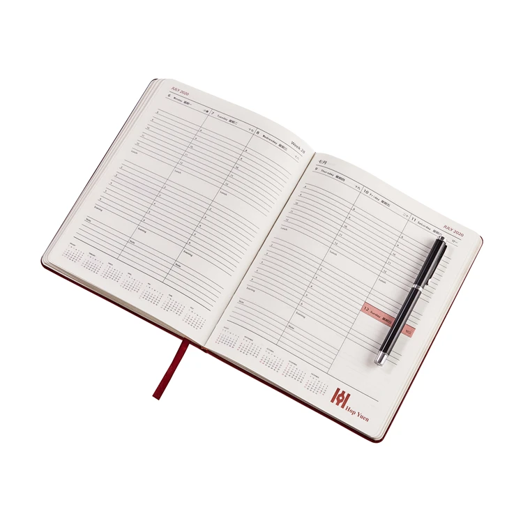 Ежедневные Блокноты с подкладкой, с золотым краем и внутренним карманом