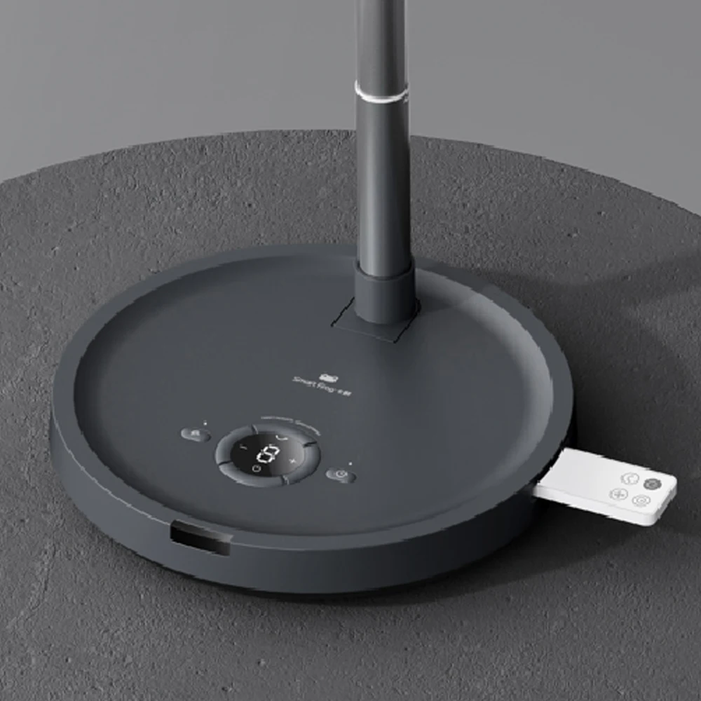 smart frog  wholesale hidden handle portable remote foldable floor fans