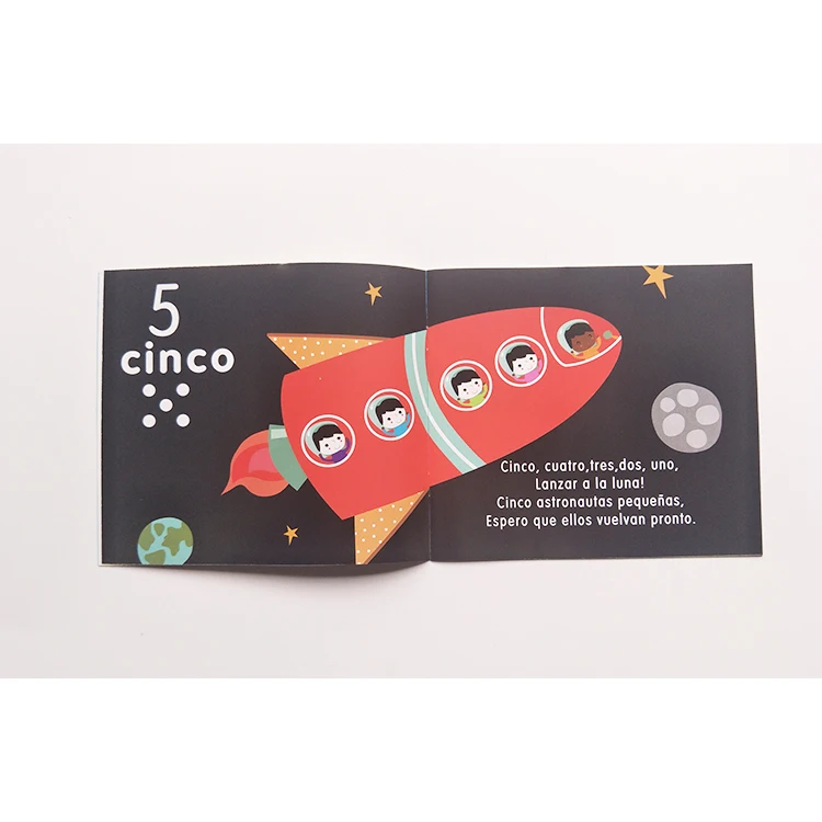 OEM preschool softcover pocket book for kids french children story book printing