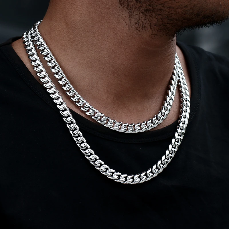 18k Gold Link Chain Men Jewelry