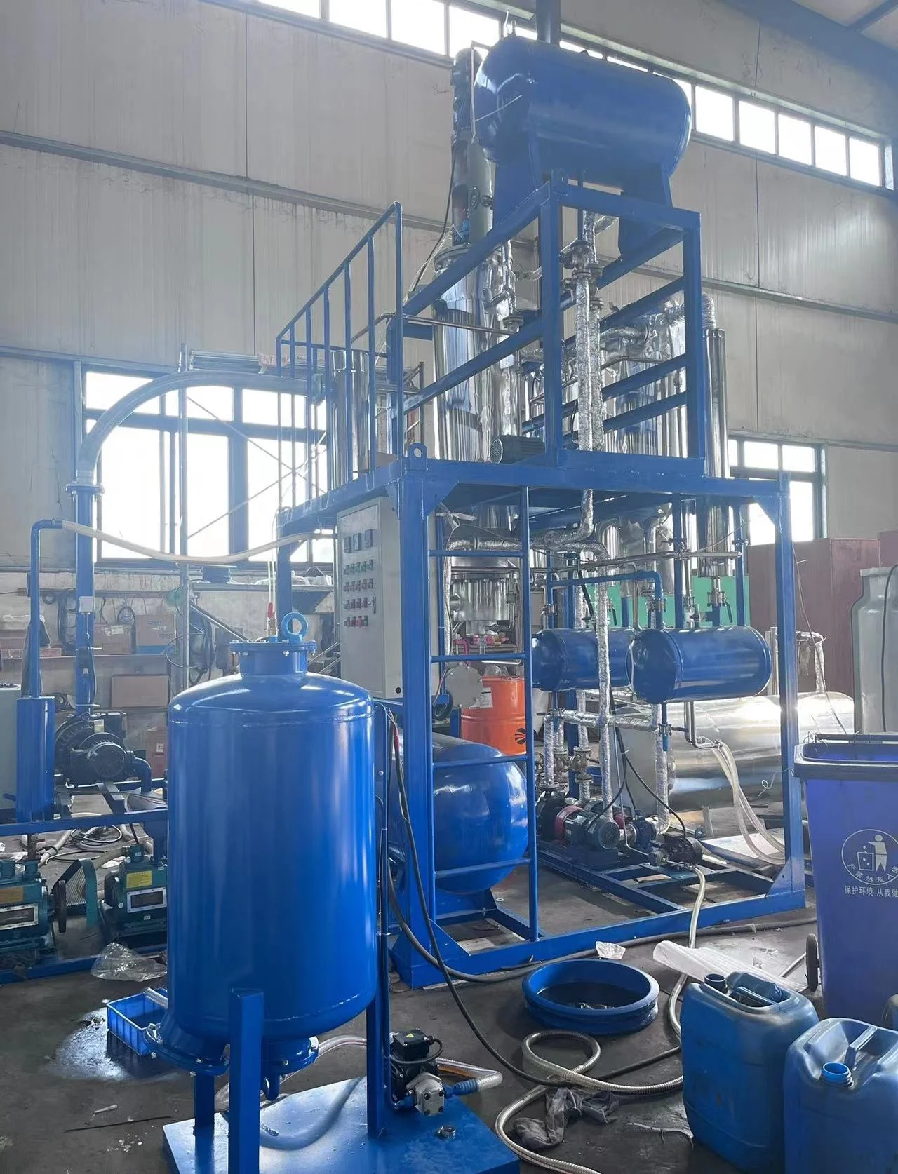 Waste lube waste engine oil/used motor oil recycling distillation refinery equipment for diesel/base oil machine
