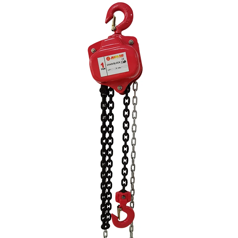 double hook chain hoist manual lifting equipment chain pulley 5 ton chain hoist