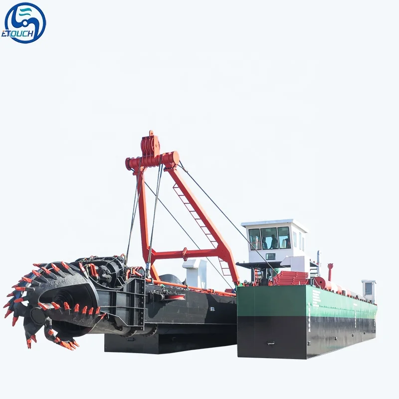 China portable cutter suction dredger sand mining machine with diesel engine and WN series dredging pump