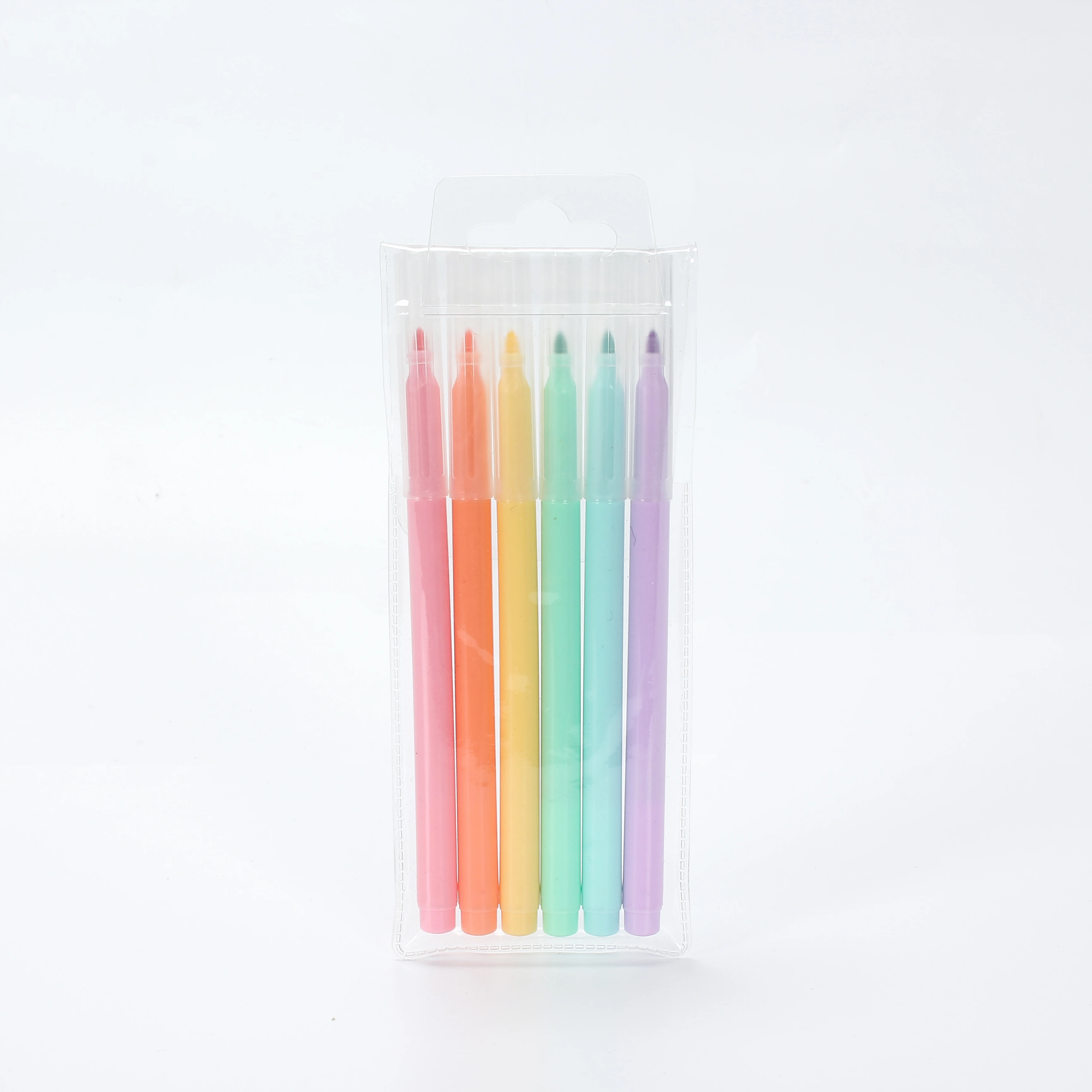 New design china hot selling plastic colors fluorescent marker pen set for kids