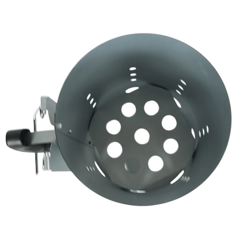 Portable Multifunction Galvanized Steel BBQ Charcoal Chimney Fire Starter Charcoal Lighter with Heat Resistant Handle