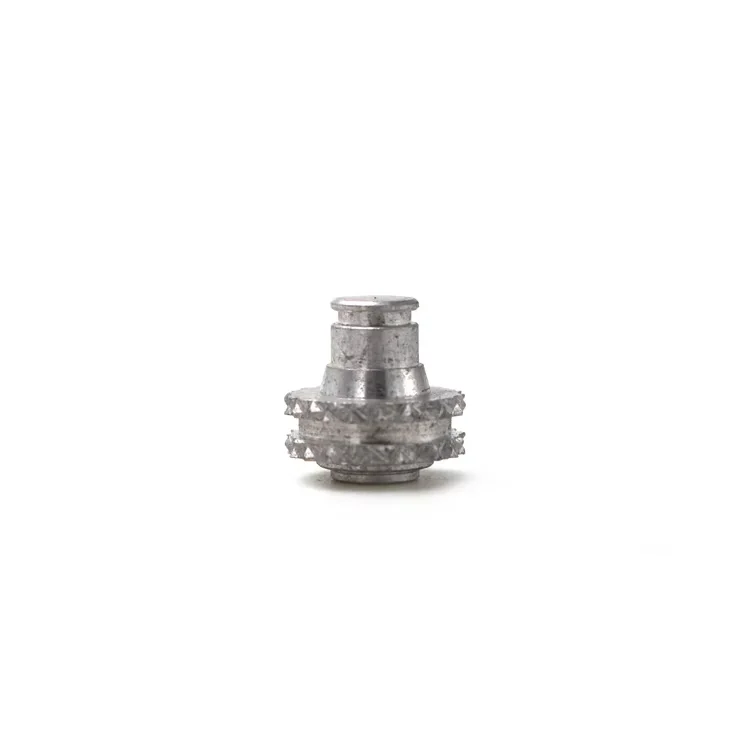 Radius AGCDO Nickel Silver Alloy Tubular Copper Composite Contact Rivet CNC Machined Stainless Steel Broaching Type