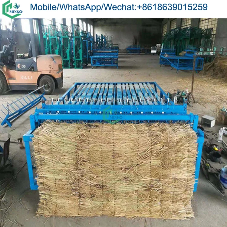 coir coconut fiber knitter woven straw mats making machine reed mattress board knitting machine