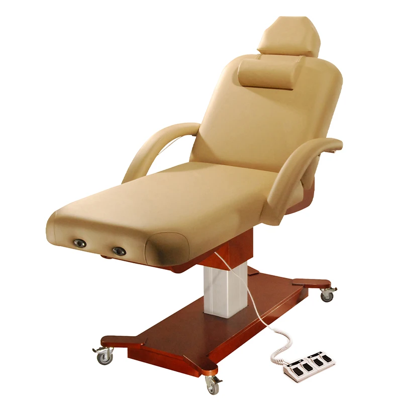 Manufacturer Electric Facial Bed with Backrest Bed High-Quality Massage Beauty Salon Electric Spa Bed