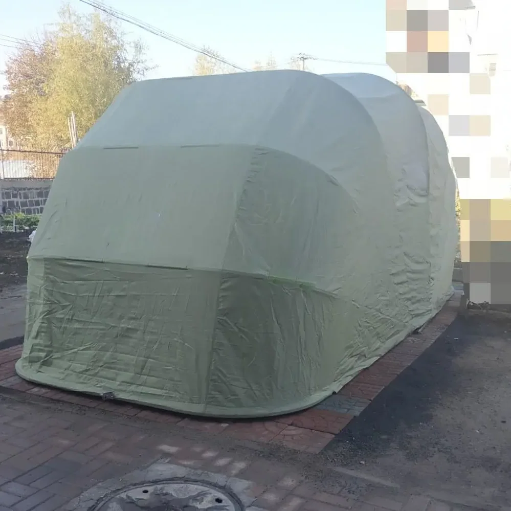 New Portable Manual Waterproof Car House Shed Foldable Shelter Carport Parking Canopy Galvanized Steel Retractable Garage