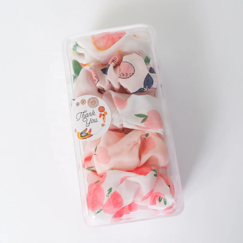 THB-8C362 Wholesale hair  scrunchies box packing hairband perfect girls gift hair accessory