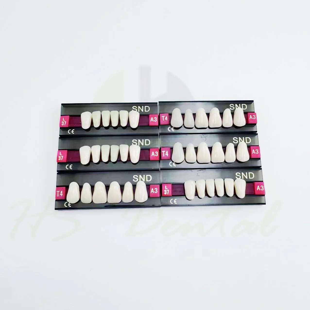 Factory price Full Mouth Acrylic Resin Teeth Dental Lab Use Resin Teeth  Acrylic Resin Teeth Dental Lab Use Three Layer