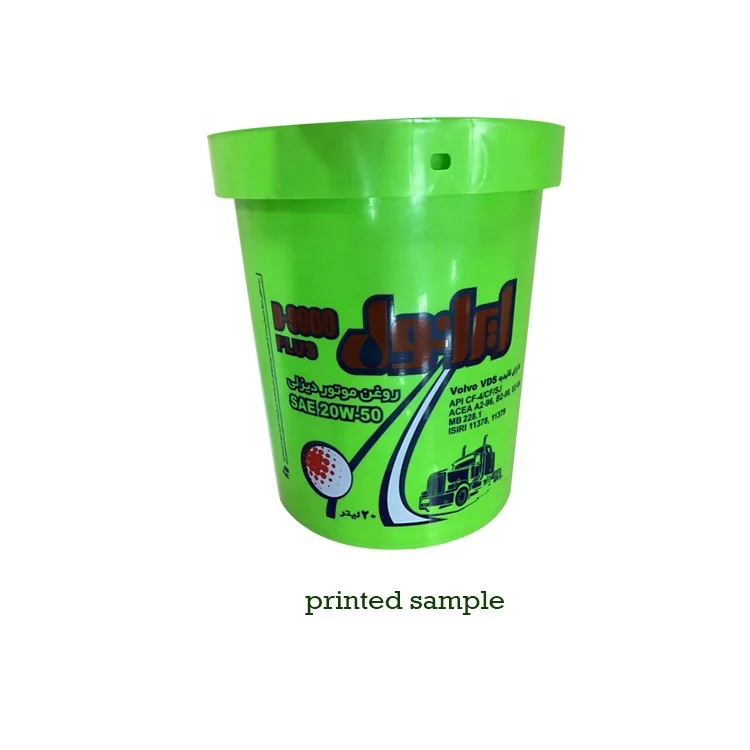 Multicolor Rotary Cylindrical Bucket Barrel Silk Screen Printing Machine in large color pattern