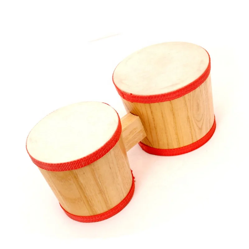 wooden percussion instrument customized bongo djembe drum set