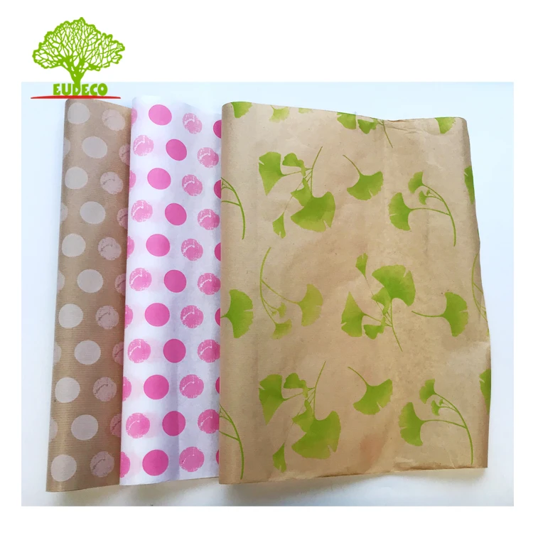 Halloween selection spider web design printed kraft paper roll for flower and gift packing