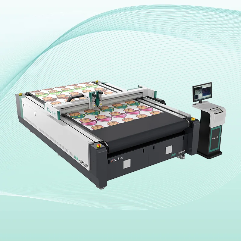 AOL automatic oscillating knife cnc paper a4 sheet cutting machine with 3 years warranty