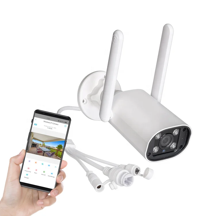 Smart Outdoor Wireless Wall 5MP OEM Wifi Bullet  CCTV Camera For Home High Quality  Full Color 2.4G 5G Dual Band IP Camera