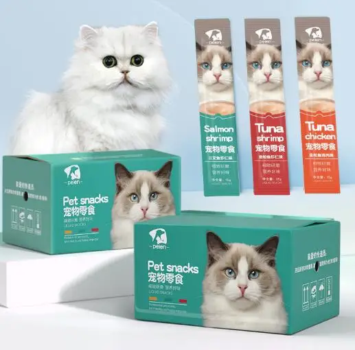 Cat Snacks Nutrient Cat Strips Adult Fresh Fluid Wet Grain Calcium Supplement Cat Canned