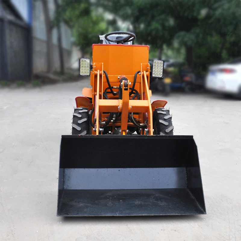 garden trucking  electric mini wheel loader compact design mini wheel loader