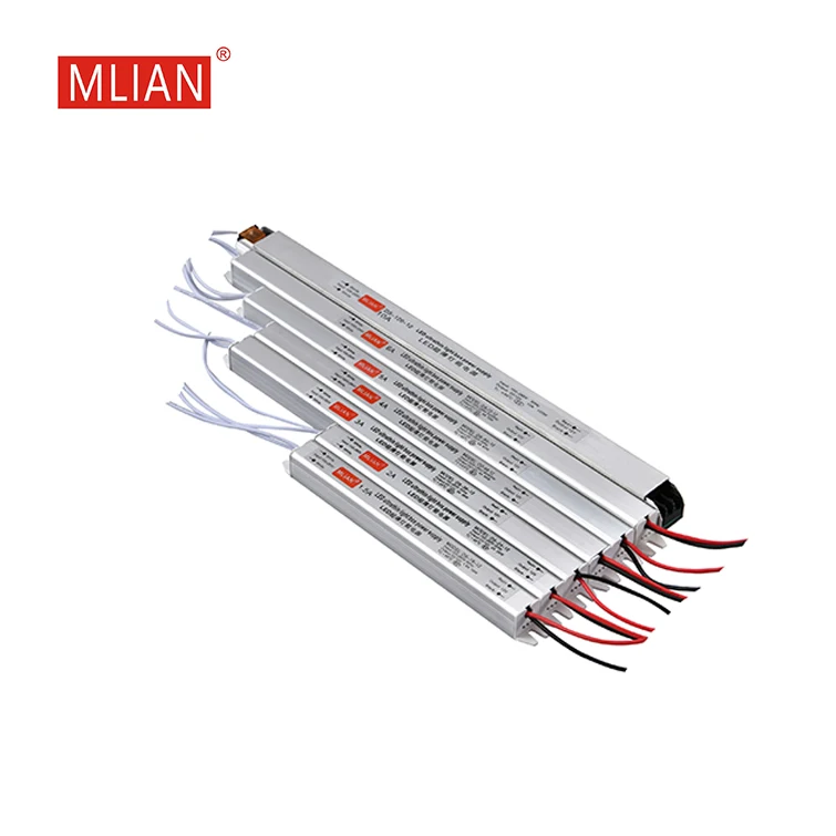 Wholesale 12V 24V 5a 10a 48W 60W regulated power supply  ac to dc waterproof led light strip with power supply