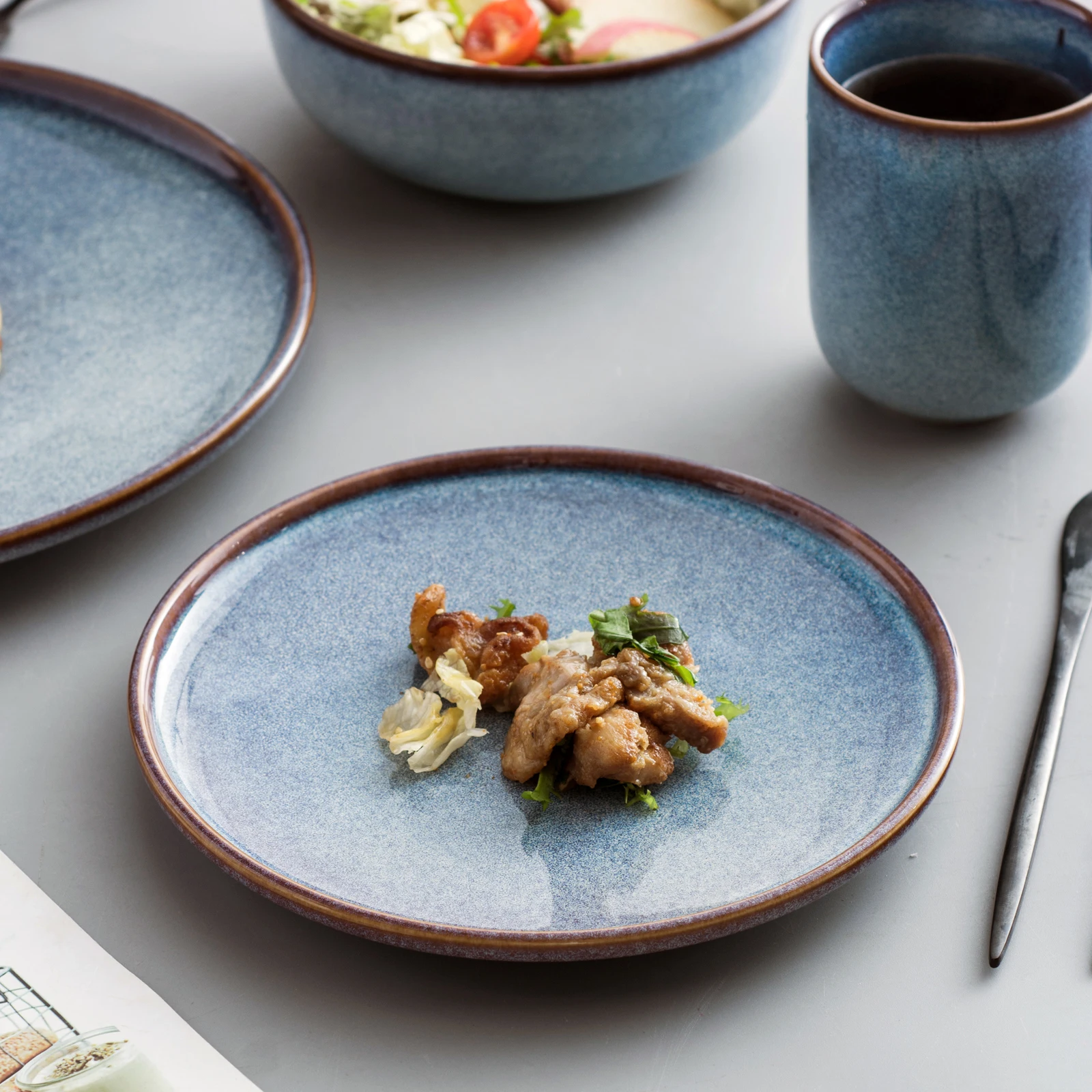 2023 Best Selling Ceramic Dinner Tableware set Nordic Style ceramic porcelain dinnerware set With Big Discount