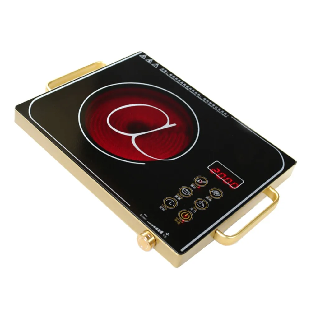 Stainless Steel 3.50kg Mild Fire Stewing Intense Fire Single burner Touchpad Knob induction infrared cooker