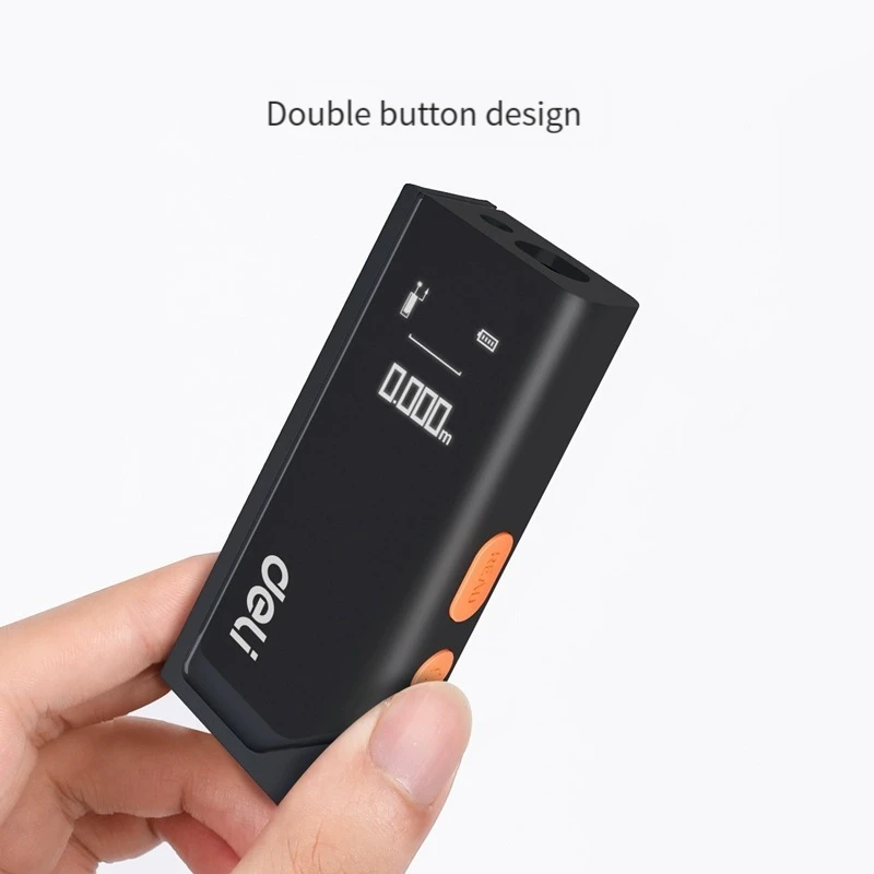 Deli DL331150 rangefinder high-precision handheld electronic ruler measuring room meter distance measurement 50 meters