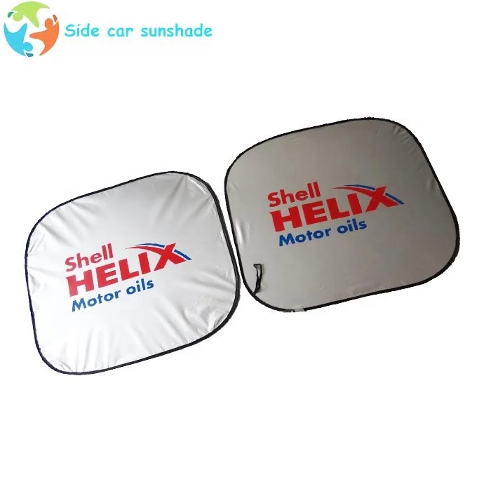 Silver polyester car window sunshade 142*67CM universal size auto car sunshade